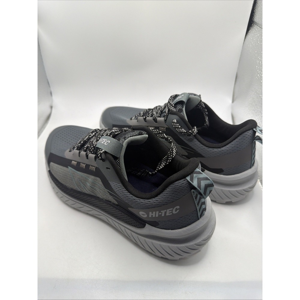 Hi-Tec Men's castle Rock Black Microchip Hiking Trail Sneakers size 10 New - Picture 4 of 6